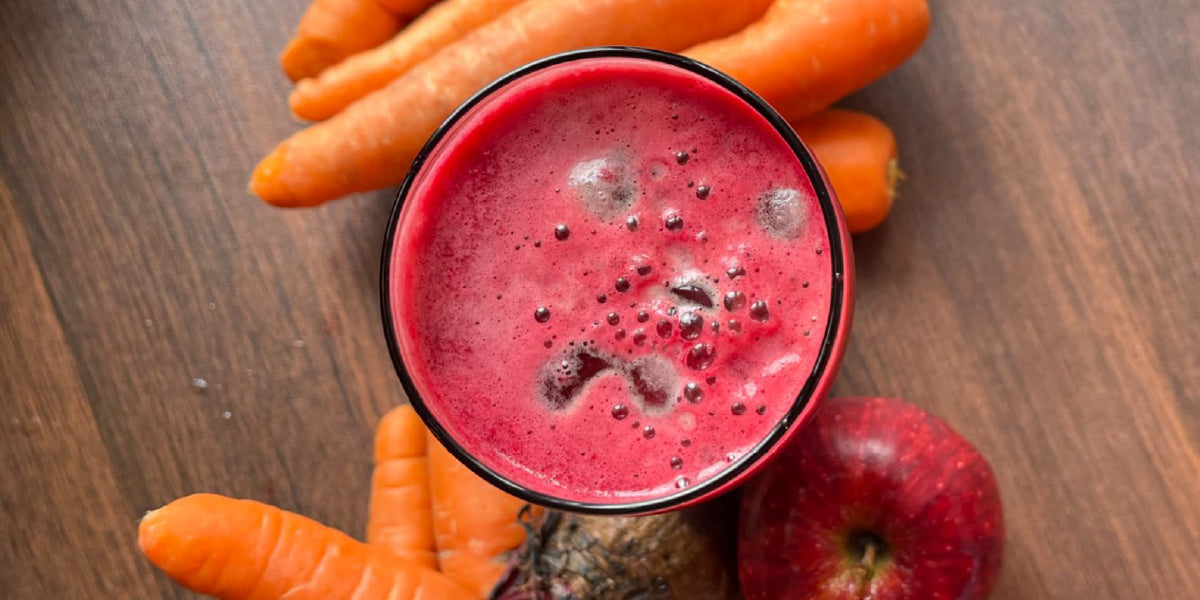 Jugo de remolacha antioxidante